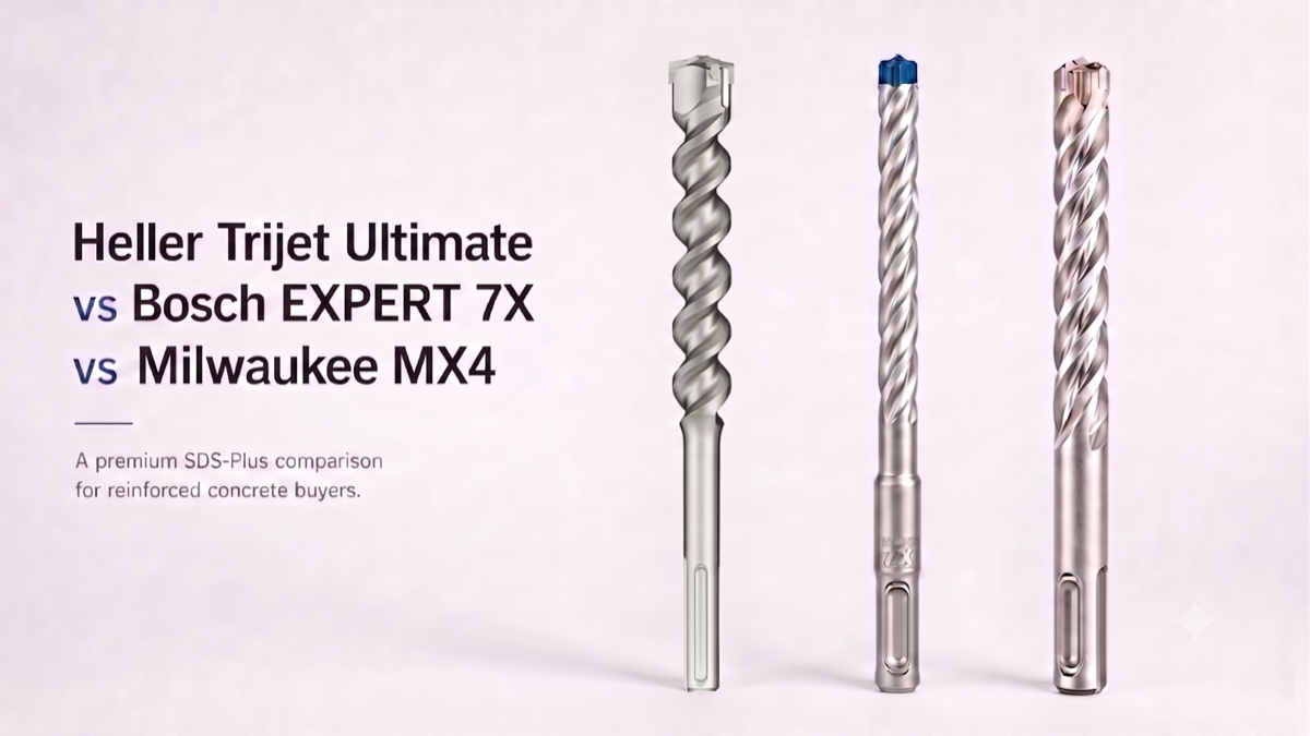 Heller Trijet Ultimate vs. Bosch EXPERT 7X vs. Milwaukee MX4