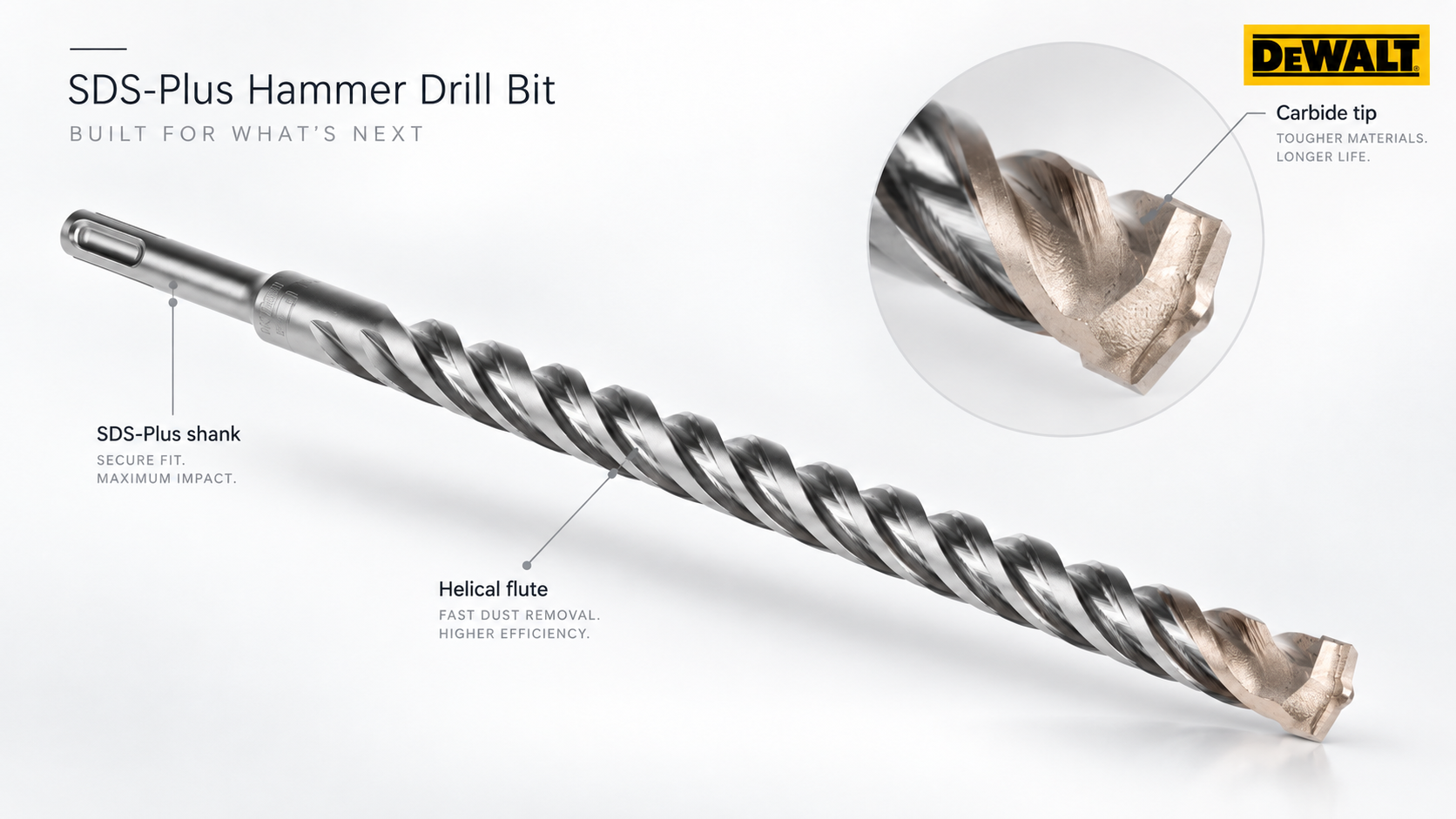 Warum kosten DeWalt Extreme SDS-Plus Bohrer so viel? Analyse eines chinesischen Herstellers