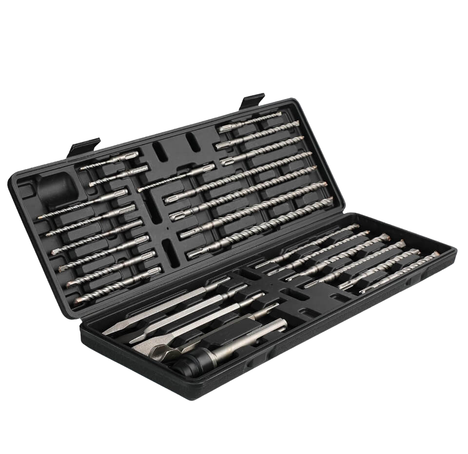 Kit de Brocas e Cinzeis SDS-Plus (Estojo Plástico)
