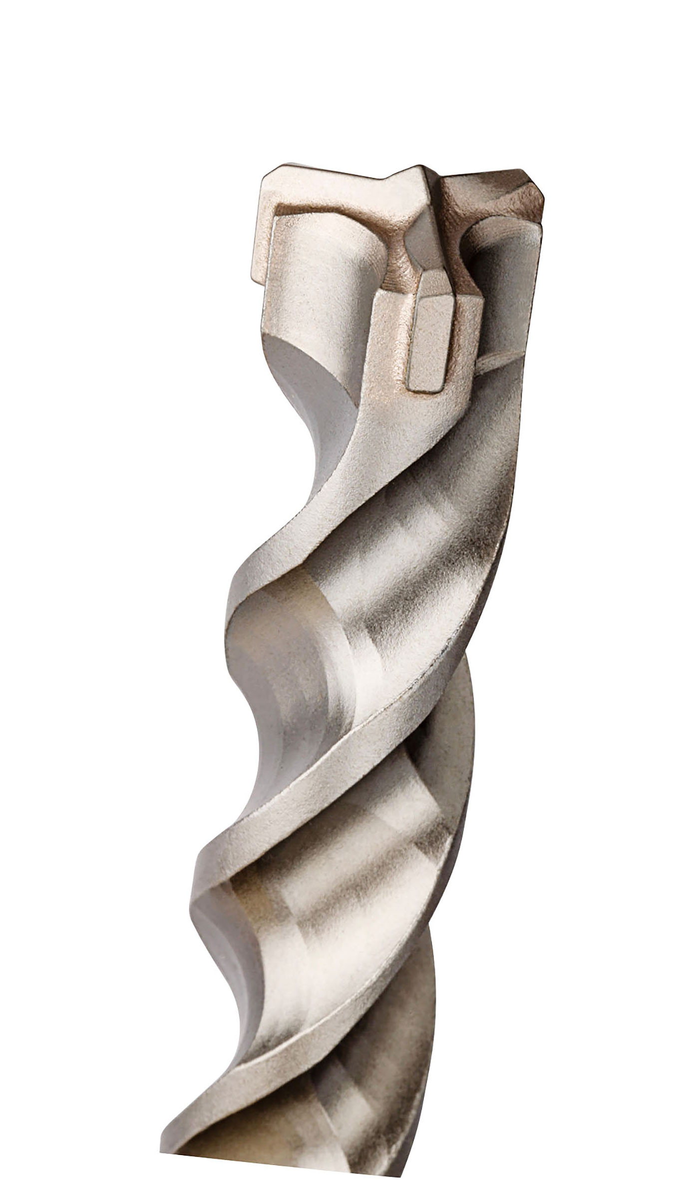 Assembled Booster Plus bit showing the head and fluted body.