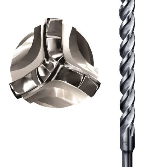 Carbide head detail and a longer helical body in the original supplied view.